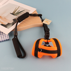 Good selling outdoor pet collar pet leash with non-slip handle