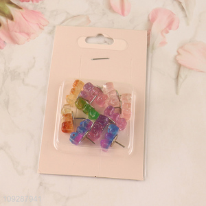 Popular products colorful school office pushpins press thumbtack