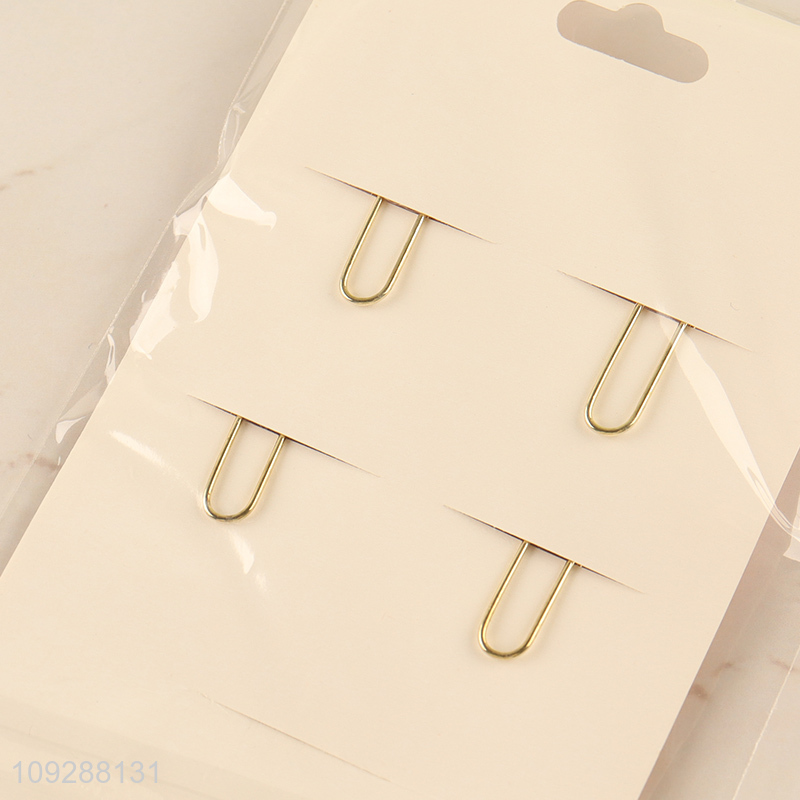 Popular products 4pcs school office iron paper clips set