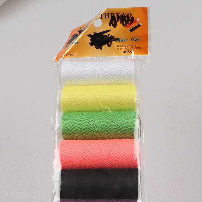 Good selling multicolor polyester embroidery thread sewing thread