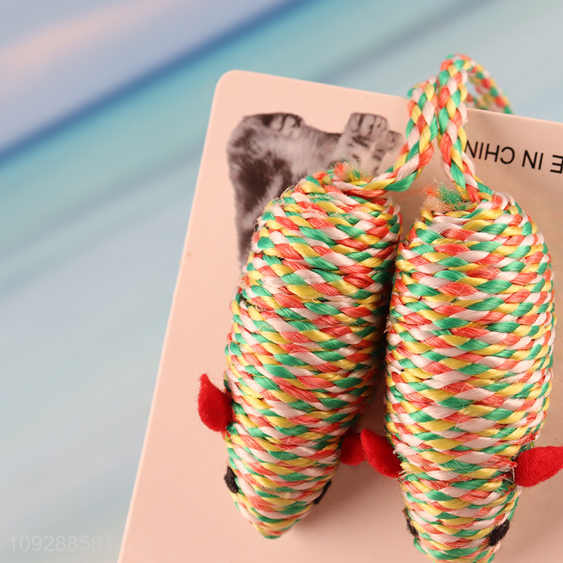 Low price mouse shape cat interactive toys cat teaser toys