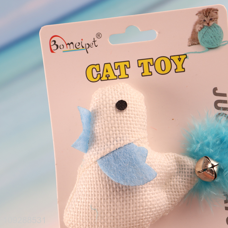 Hot selling cat toy pet chew toy with bell