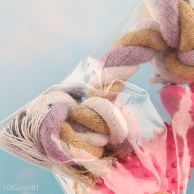 Yiwu market bite-resistant pet chew toys teething toys