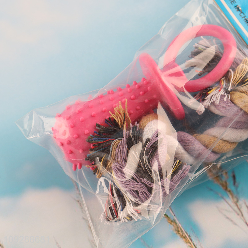 Yiwu market bite-resistant pet chew toys teething toys