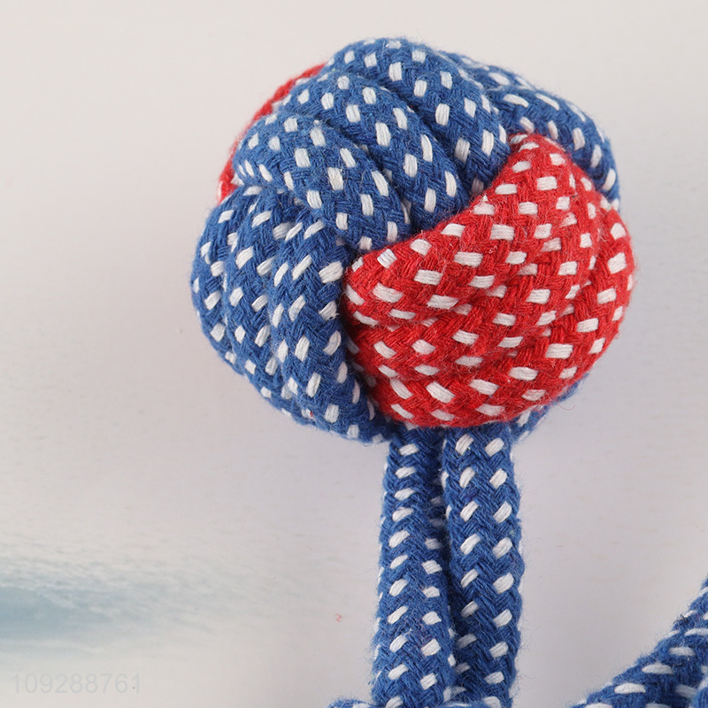 Hot items cotton rope pet chew toys teething toys