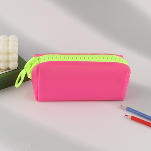 China wholesale waterproof pu leather students pencil bag