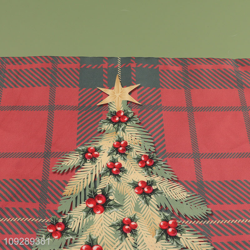 China factory christmas series square polyester pillow case