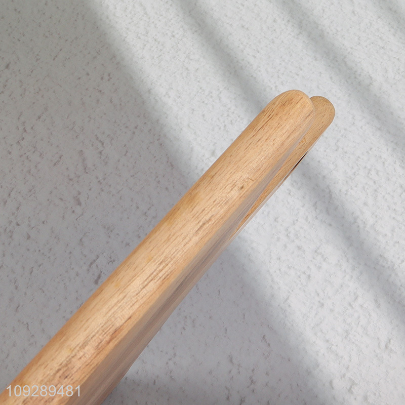 Yiwu market home kitchen bamboo dessert plate with handle