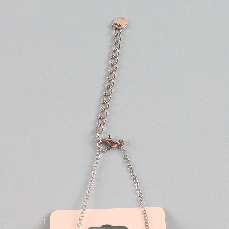 Low price copper necklace fashion jewelry for girls