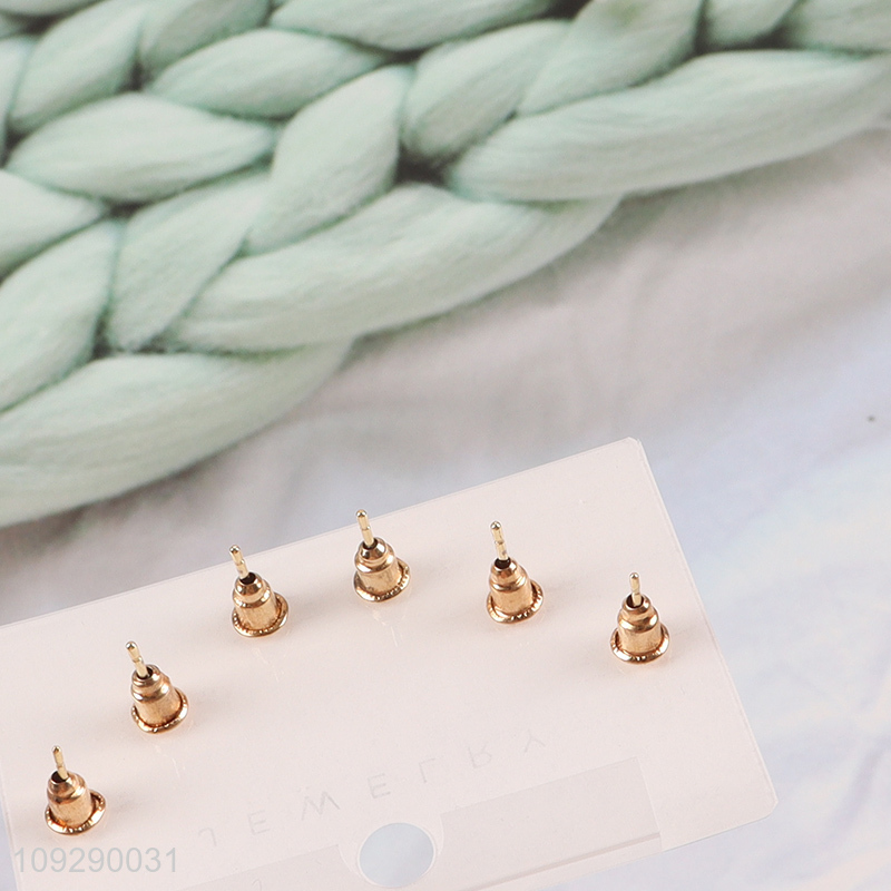 China wholesale ladies fashion jewelry earrings ear studs set
