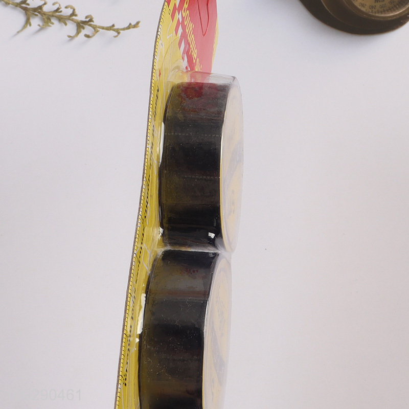 Hot products 3pcs Black Electrical Wire Insulation Flame-retardant Plastic Tape