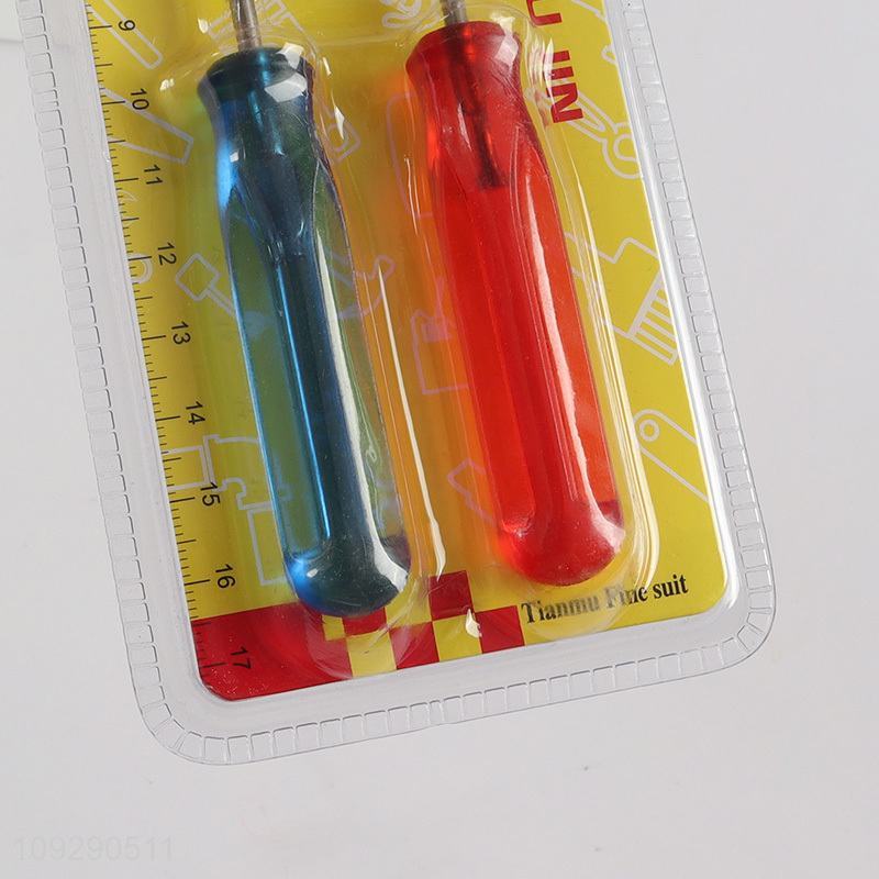 Top sale 2pcs hand tool screwdriver set wholesale