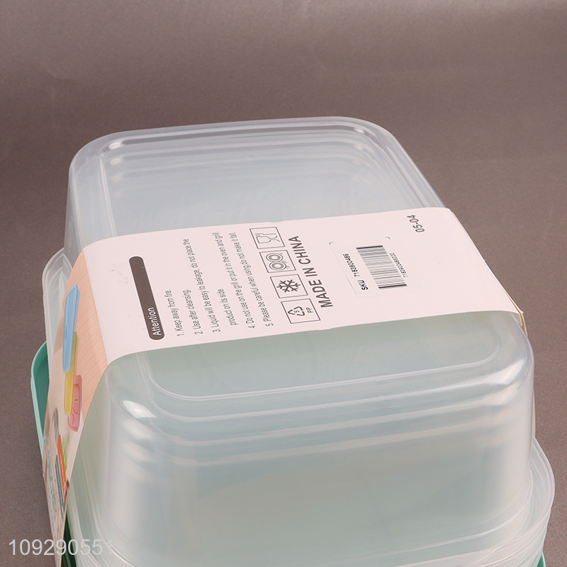 Popular products 3pcs food container preservation box set for kitchen