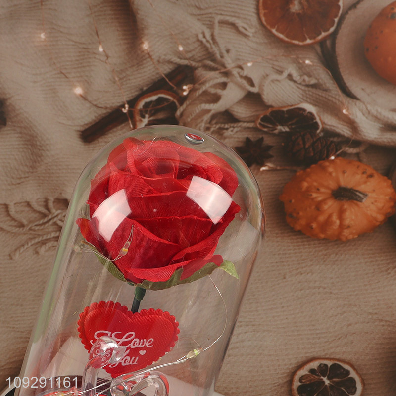 Good price creative ornament Valentine's Day gift with lights