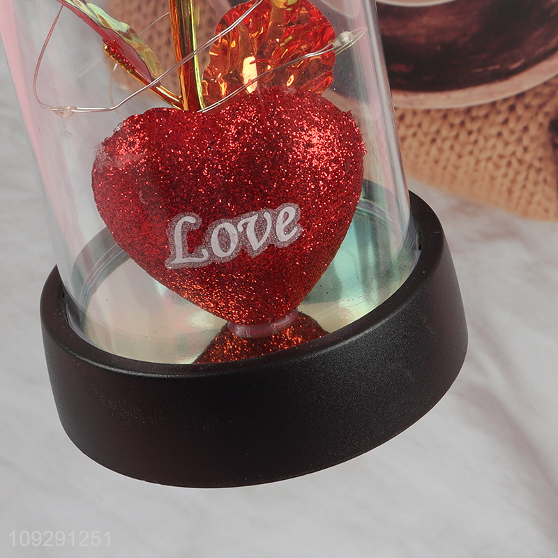 Hot products rose flower ornament Valentine's Day gift with cover