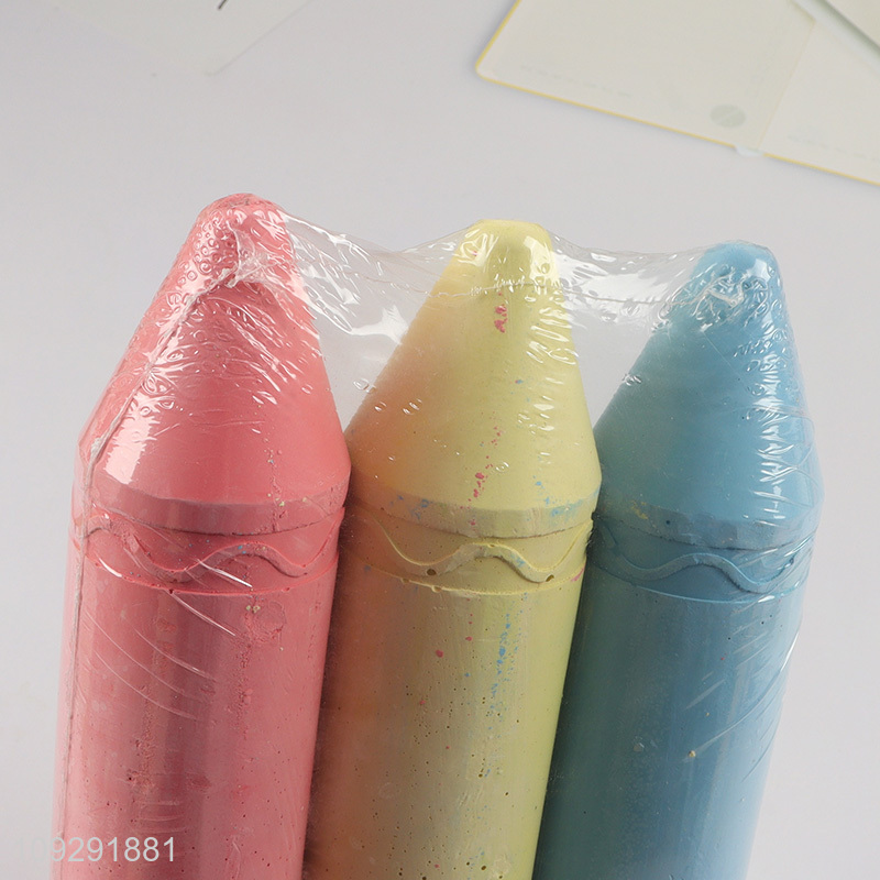 Top products school supplies 3pcs chalk set