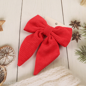 Top products red bowknot hairpin hair clips for sale