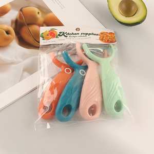 Yiwu market 4pcs kitchen gadget vegetable peeler set