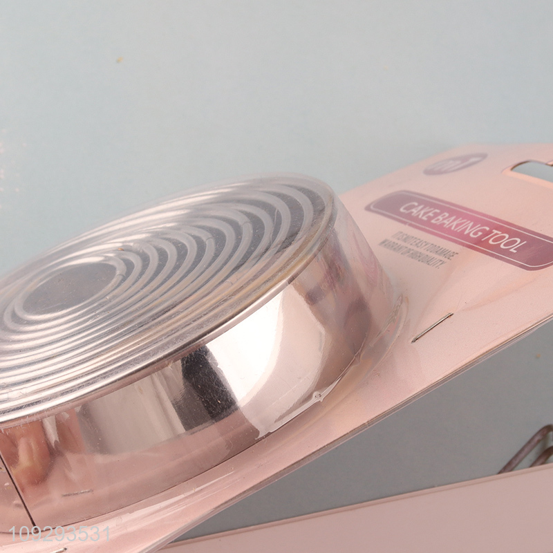 Top products round stainless steel cake mold