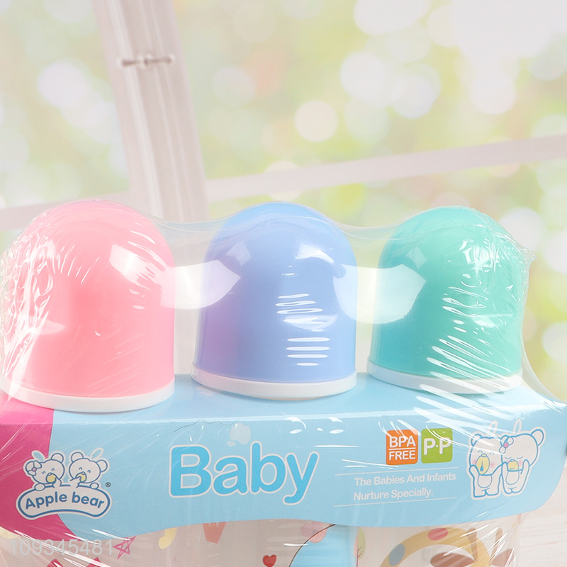 Best selling 3pcs baby bottle milk bottle