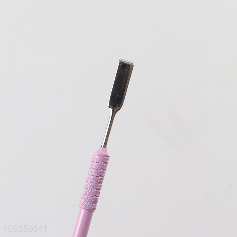 Top sale double-ended cuticle fork cuticle pusher