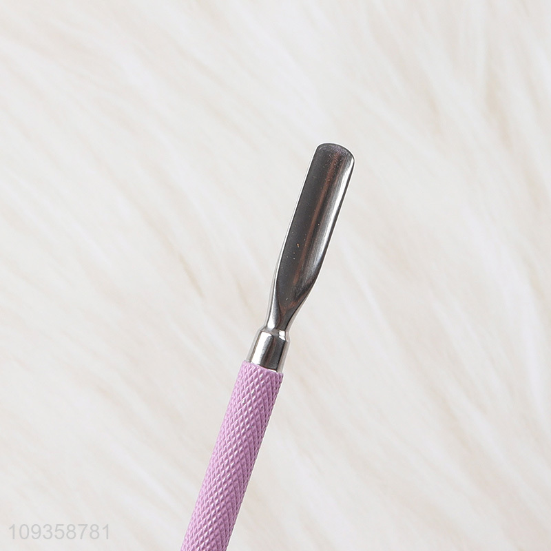 China products double-ended nail cuticle pusher for sale