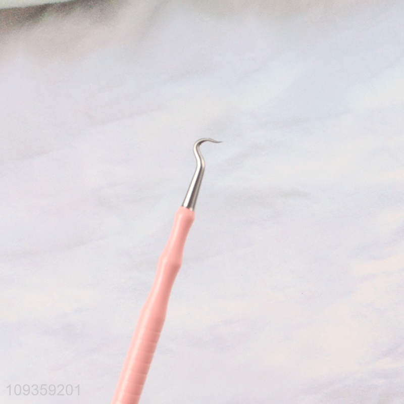 China supplier skin care double-ended blackhead extractor