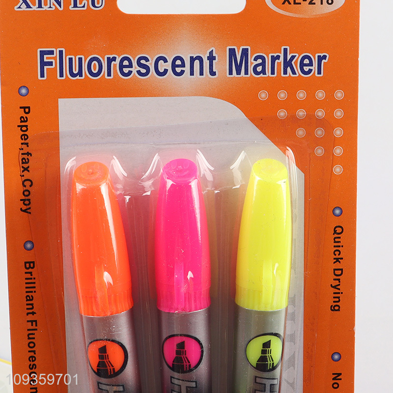 New arrival quick drying highlighter pen fluorescent pen