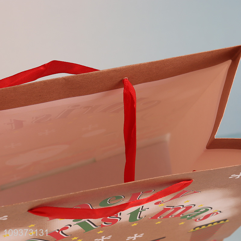 Factory direct sale gifts packaging bag paper bag Christmas tote bag