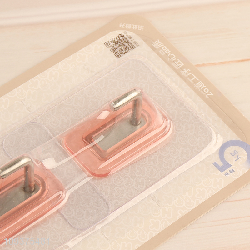 Yiwu market 2pcs sticky hook wall hooks for sale