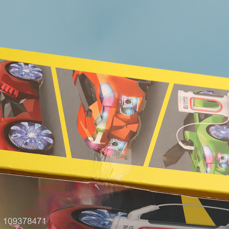 Factory direct sale rc new energy stunt car toys for kids