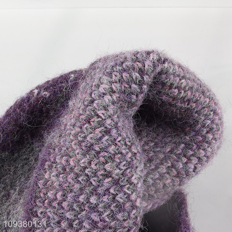 Hot products multicolor winter knitted hat beanies hat