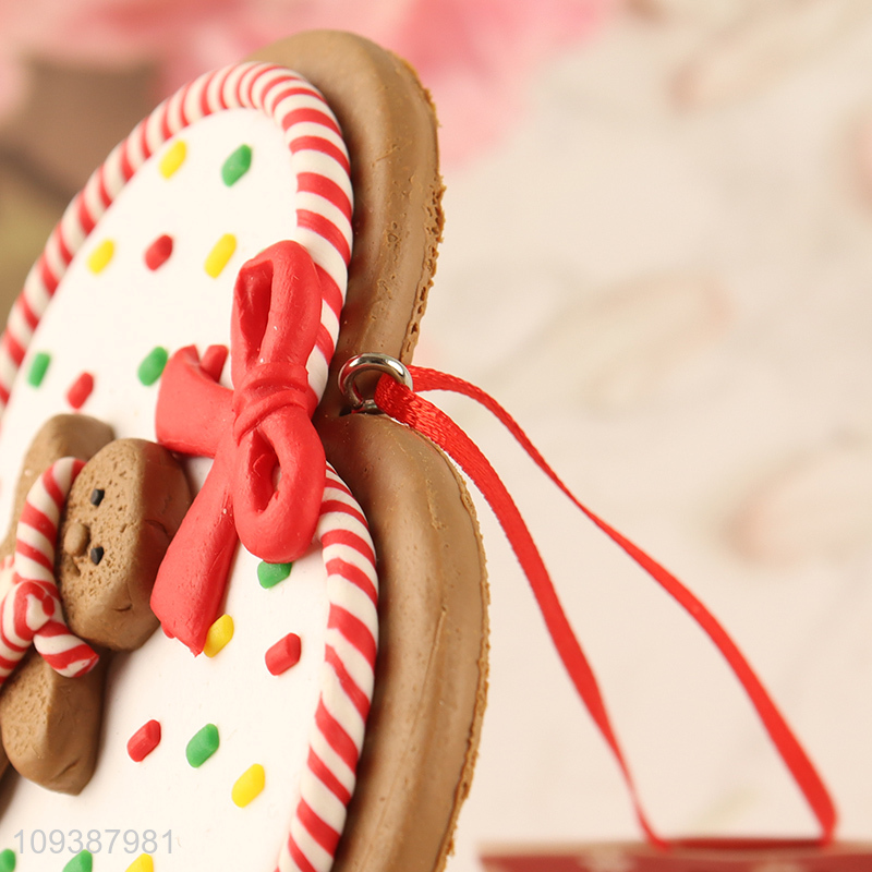 Top products heart gingerbread man Christmas hanging ornament
