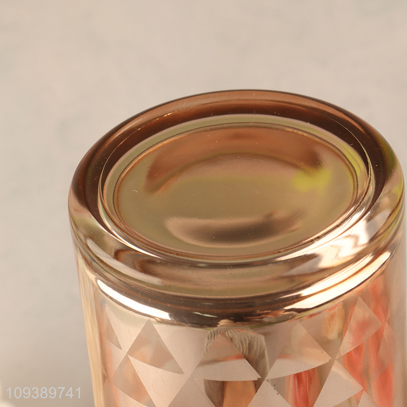 New product glass candle jar holder for home decor