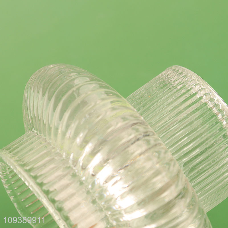 Best selling clear glass candle jar holder candle cup