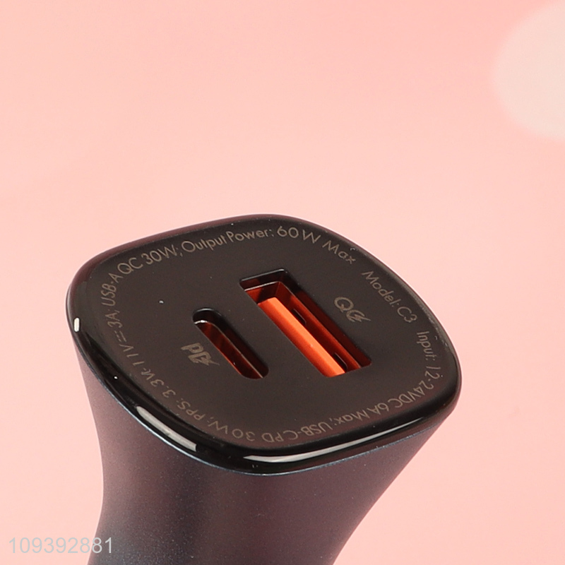 Good quality 60w fast charging car charge