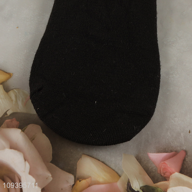 Good selling cute cartoon animal polyester liner boat socks