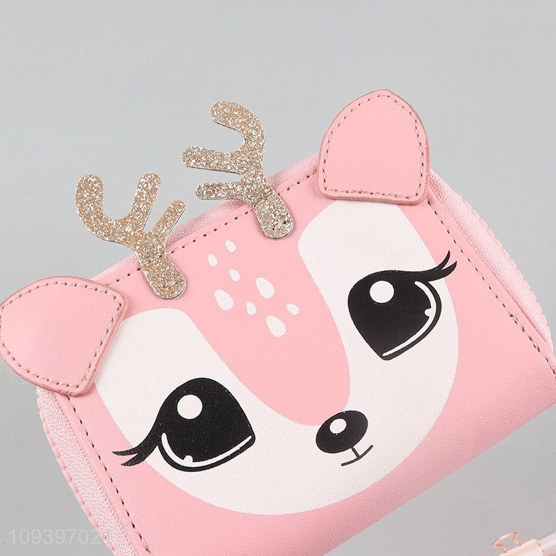 Best sale cute deer zip-around wallet