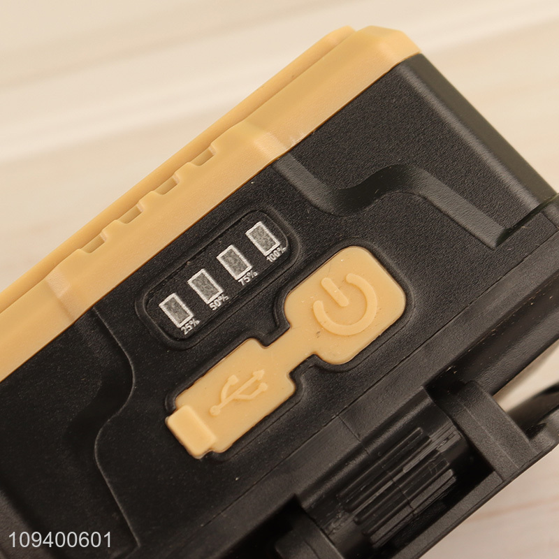 Good price solar/type-c rechargeable plastic headlamp