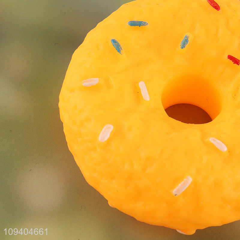 China wholesale donut shape pet chew toys teething toys