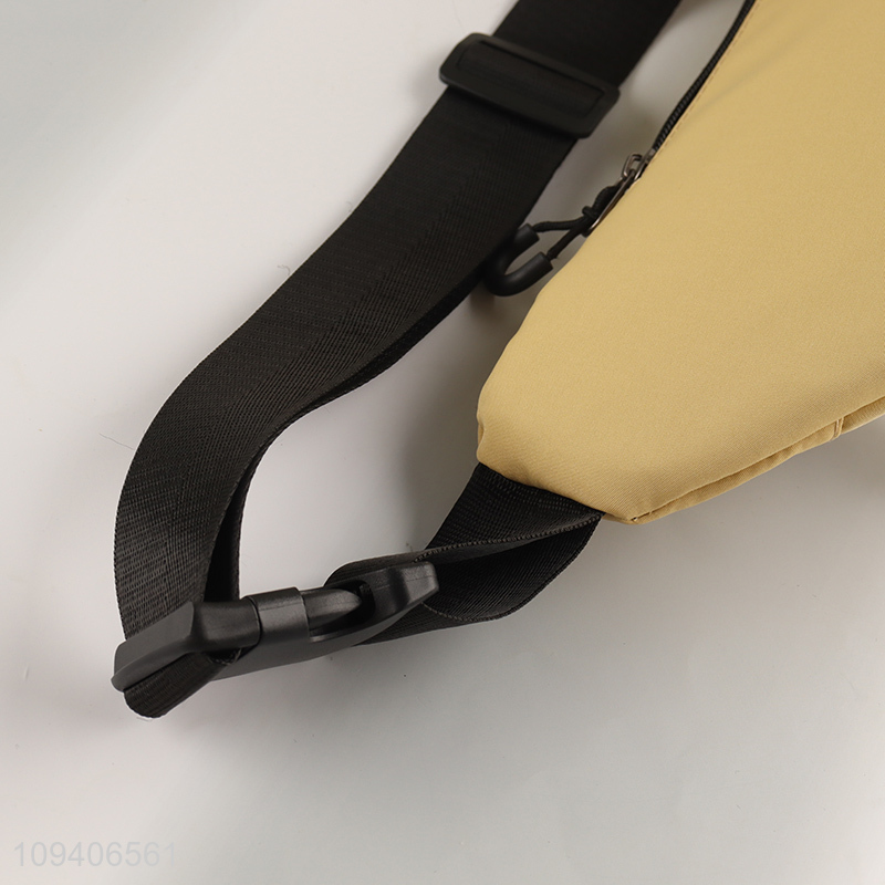 Good price yellow sports lightweight waist bag