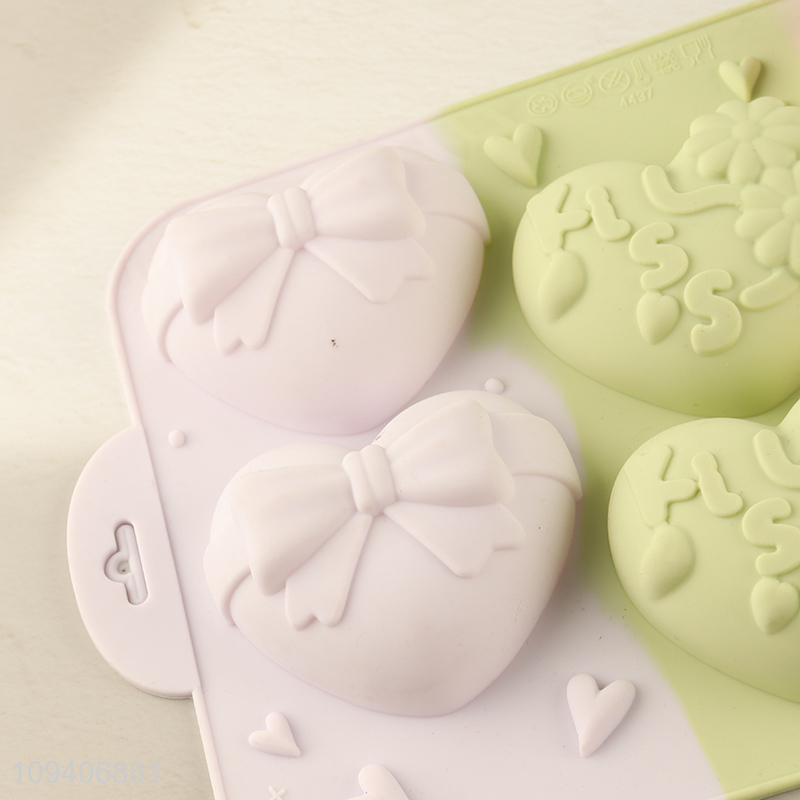 New arrival  heart shape silicone cake mold