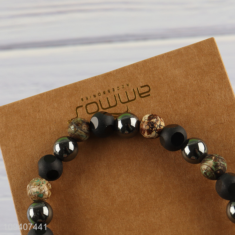 Online wholesale delicate style stone bracelet stone jewelry
