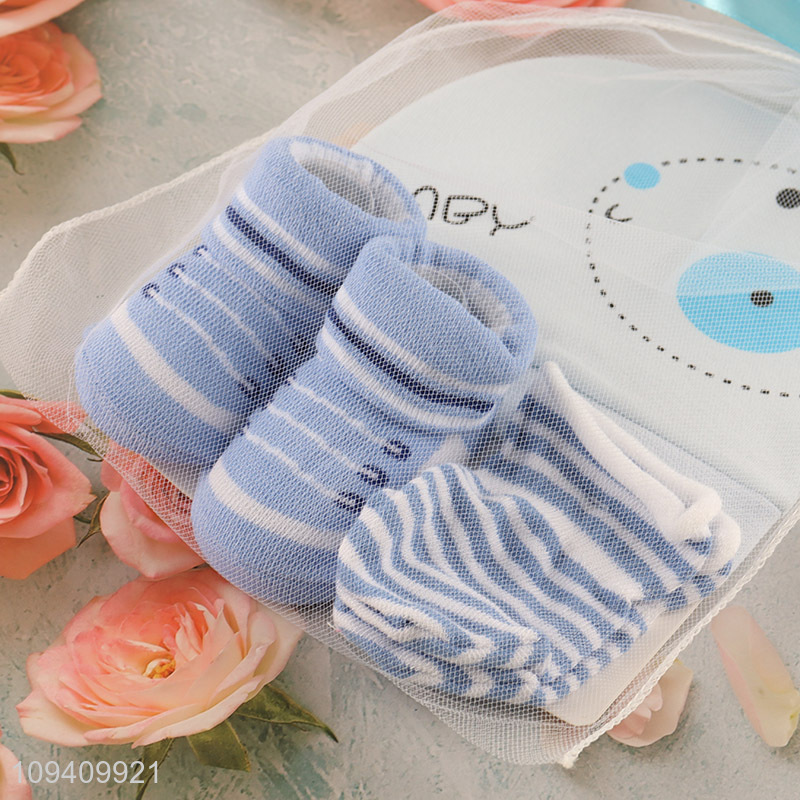 New arrival  lovely newborn hat socks gift set