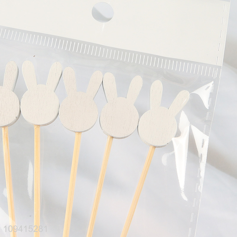 China products cartoon rabbit fruit picks food picks