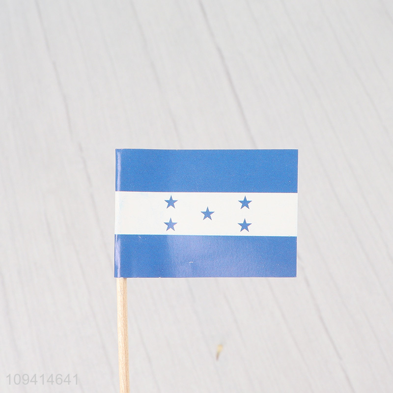 Factory supply flag cupcake toppers flag picks