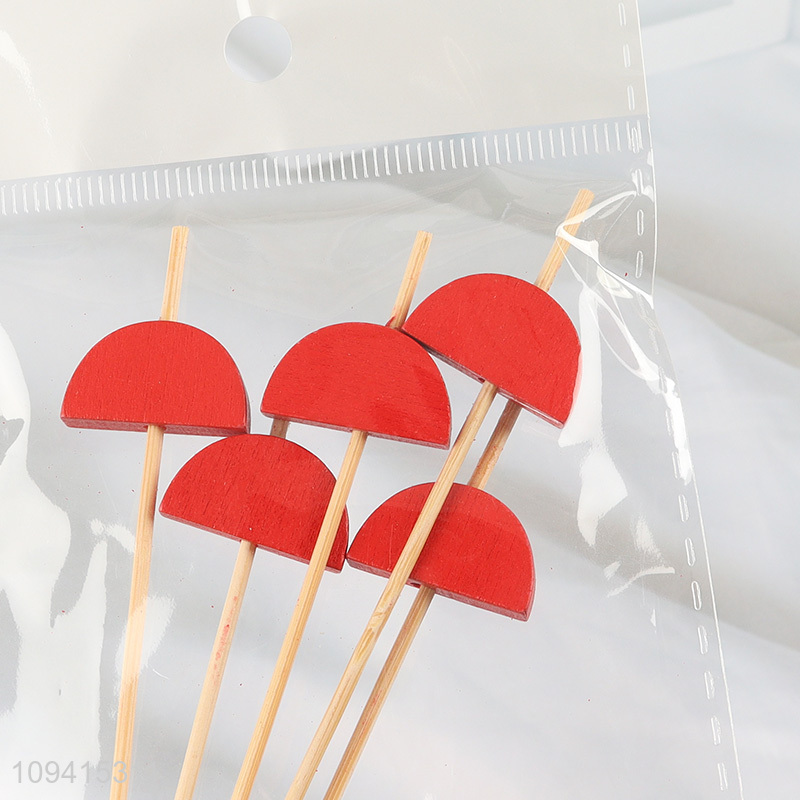 China wholesale fruit picks food picks for party supplies