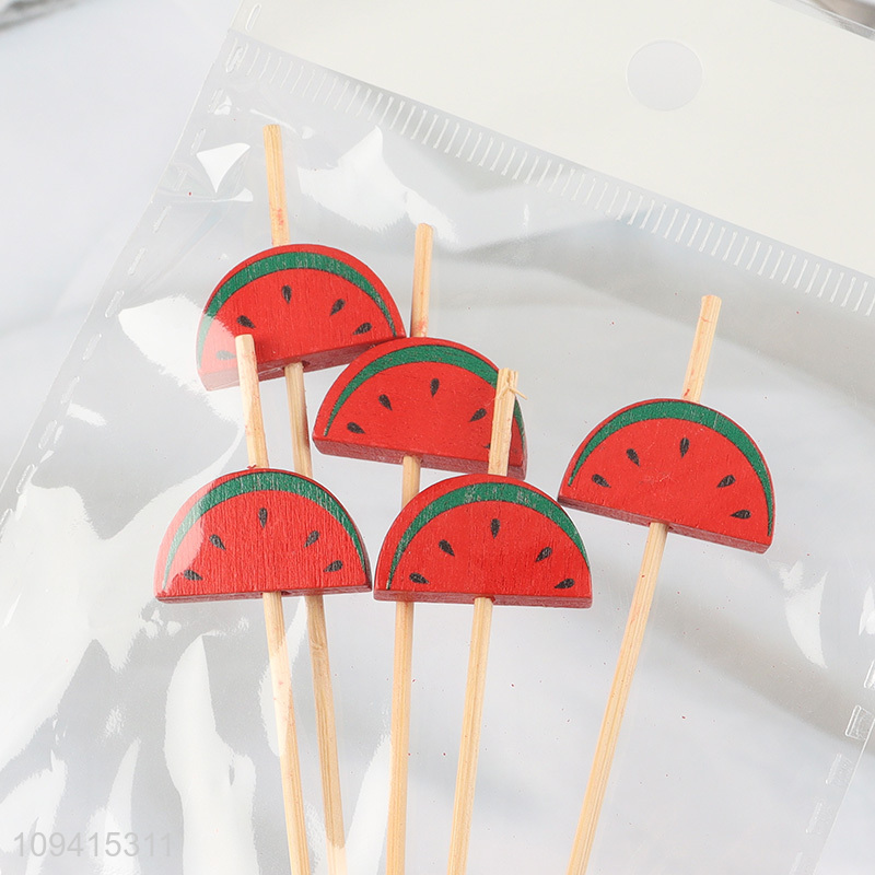 China wholesale fruit picks food picks for party supplies