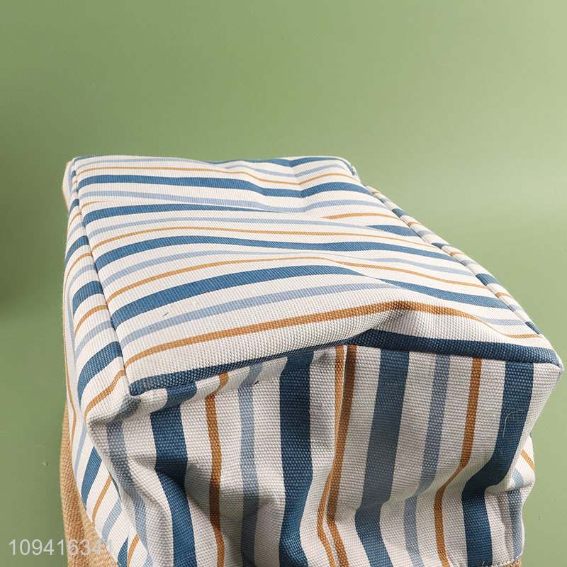 Hot selling rectangle polyester storagec basket wholesale
