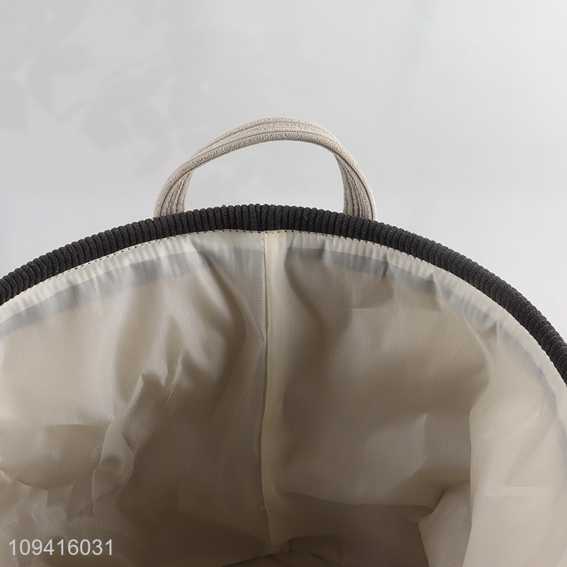 Low price decorative polyester storage basket for living room
